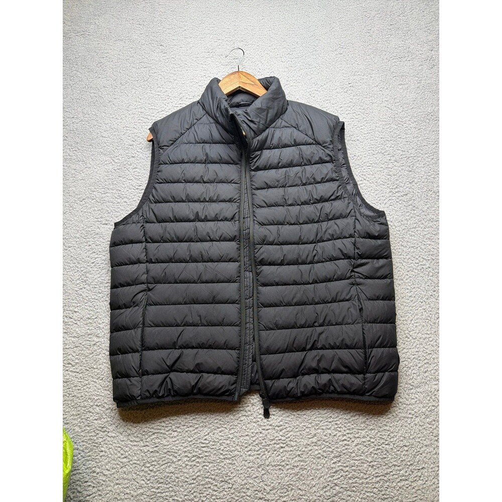Save The Duck Men's Adam Quilted Puffer Vest in Black Sz Xl 100% animal free